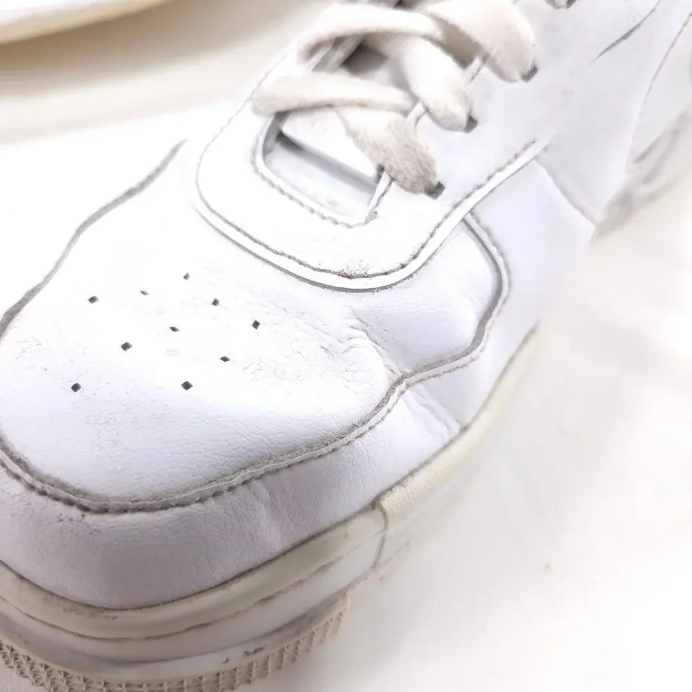 Nike Air Force 1 Pixel Lace Up Athletic Shoe Womens Size 9 CK6649-100 White
